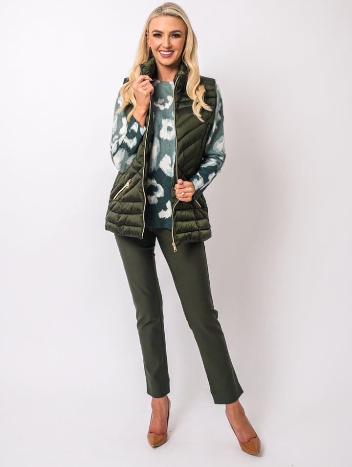 Luxury Gilet - Olive
