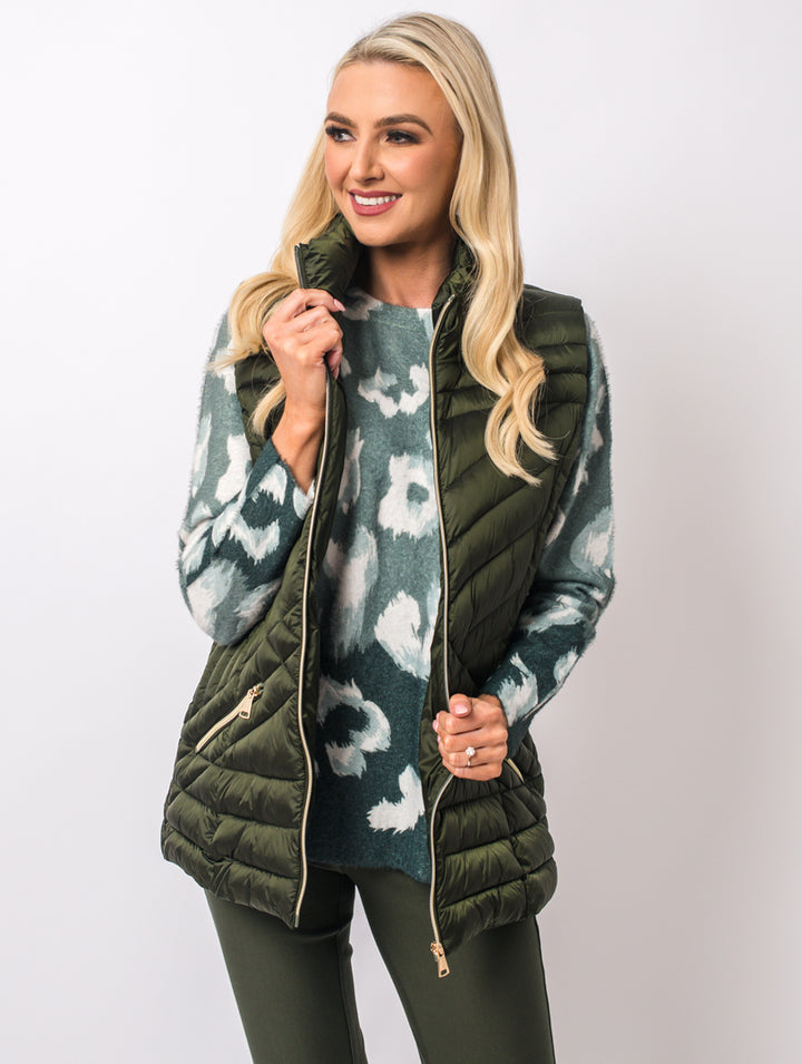 Luxury Gilet - Olive