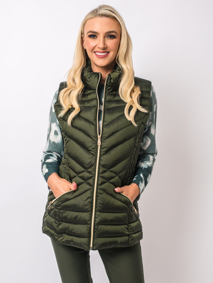 Luxury Gilet - Olive