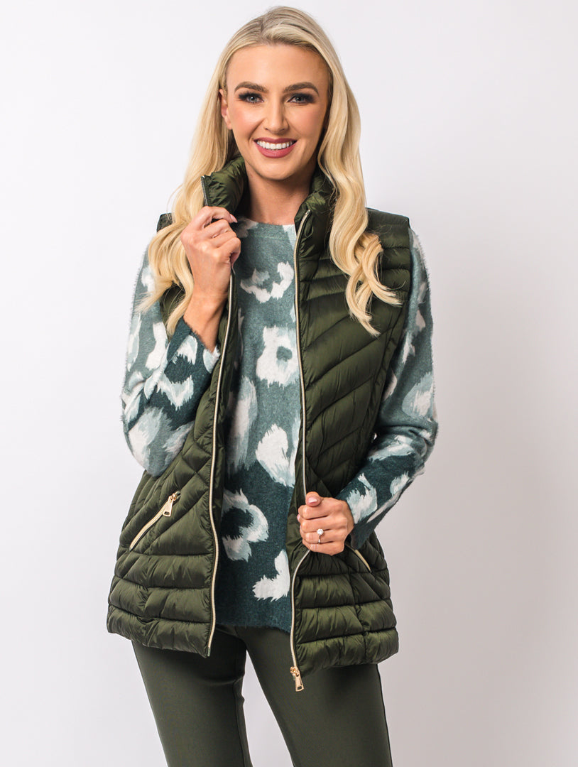 Luxury Gilet - Olive