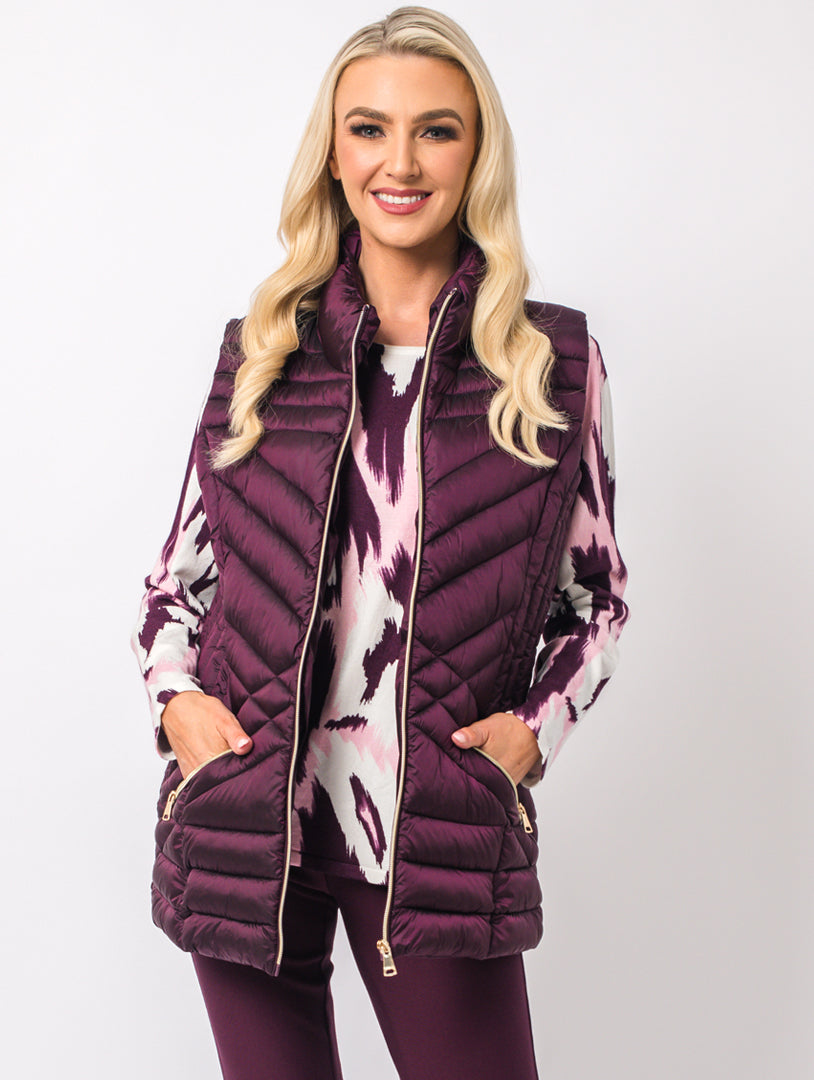 Luxury Gilet - Wine