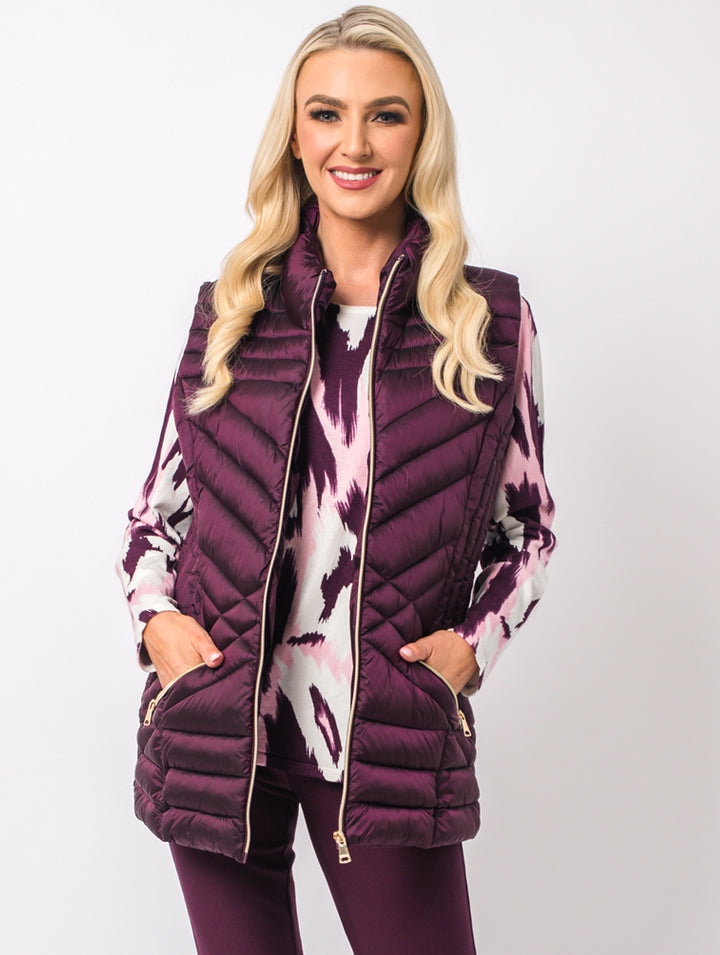 Luxury Gilet - Wine