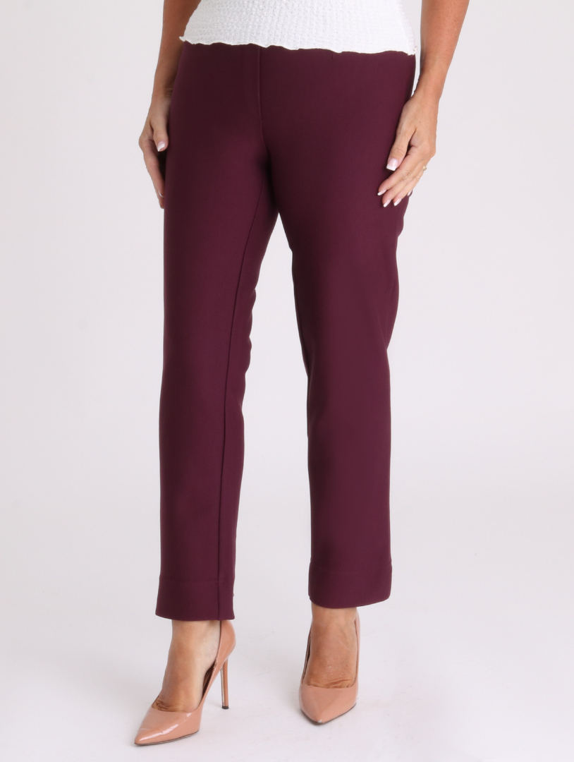 25" Lily Trousers - Wine