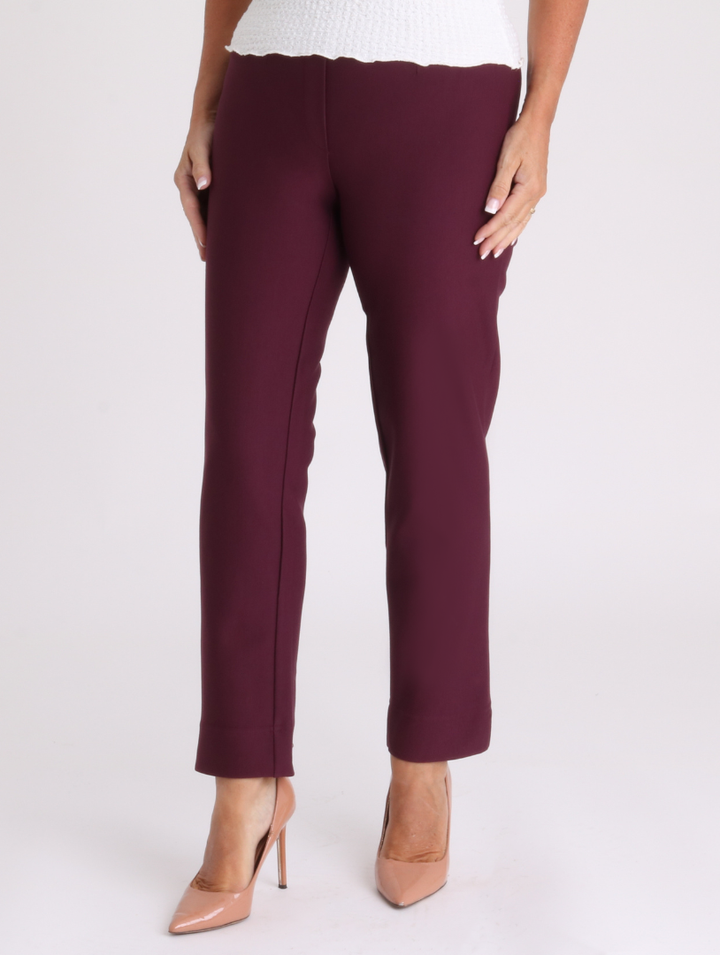 25" Lily Trousers - Wine