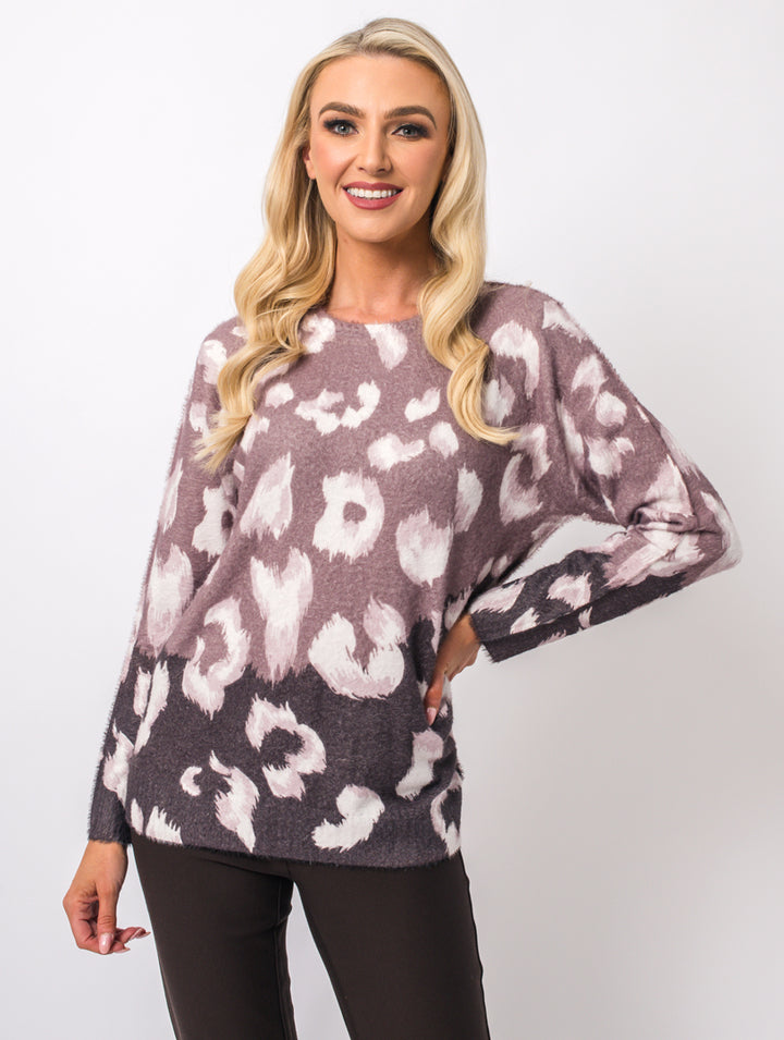 Printed Knit - Chocolate