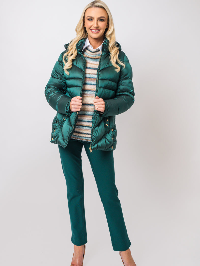 Stripe Knit - Teal Multi