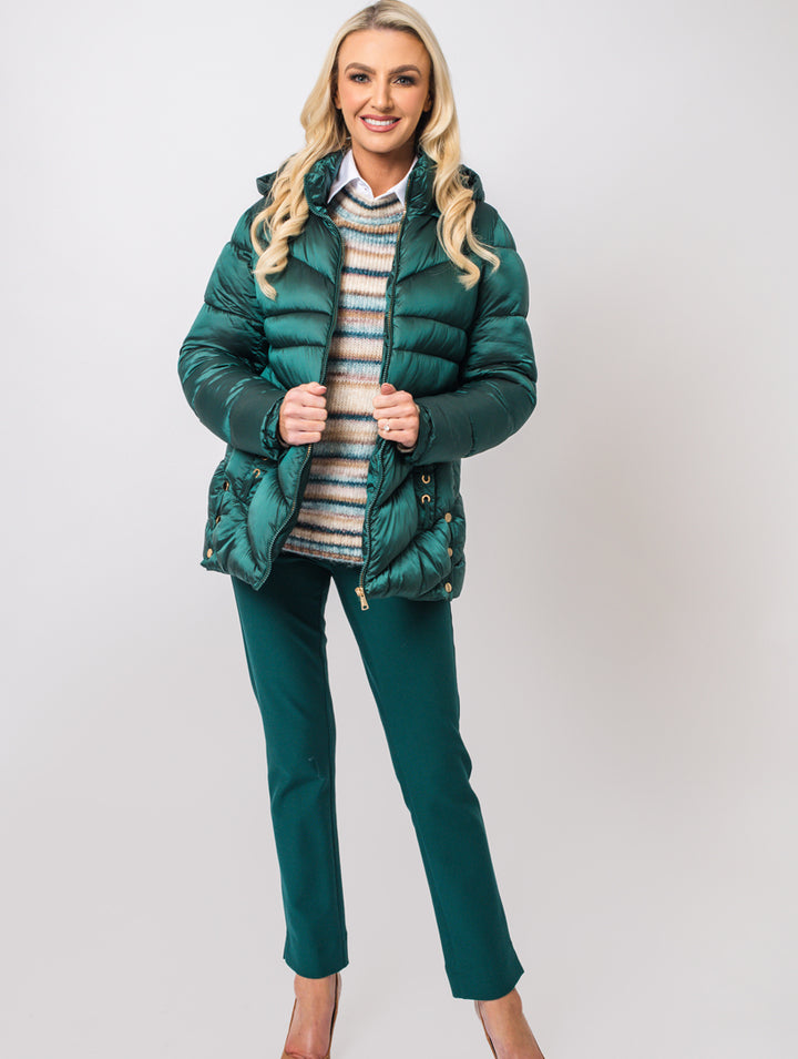 Stripe Knit - Teal Multi