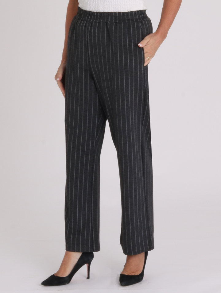 29" Pinstripe Molly Trousers - Grey