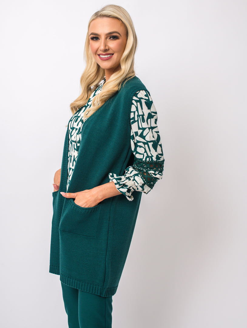 Embroidery Top - Teal