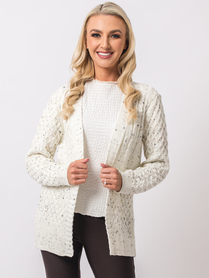 Edge To Edge Cardigan - Ivory