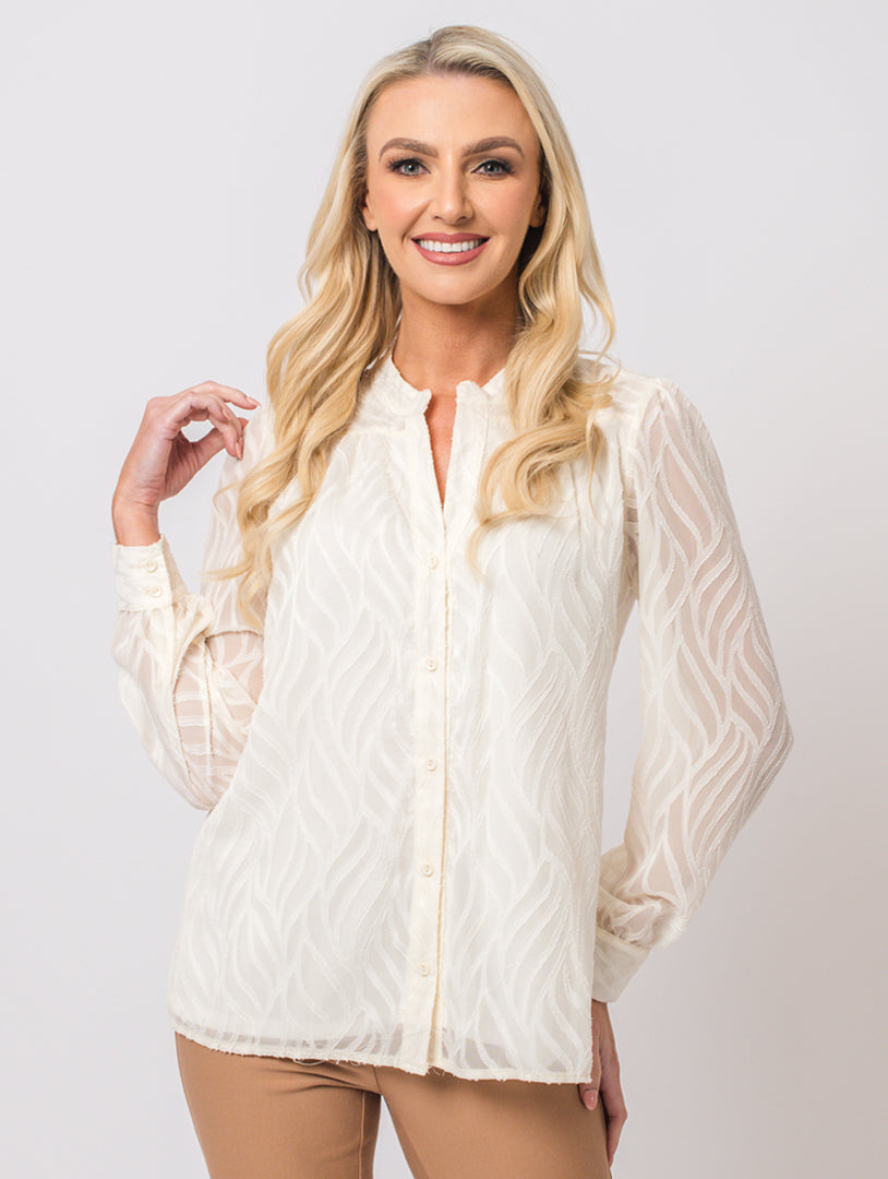 Lined Blouse - Ivory