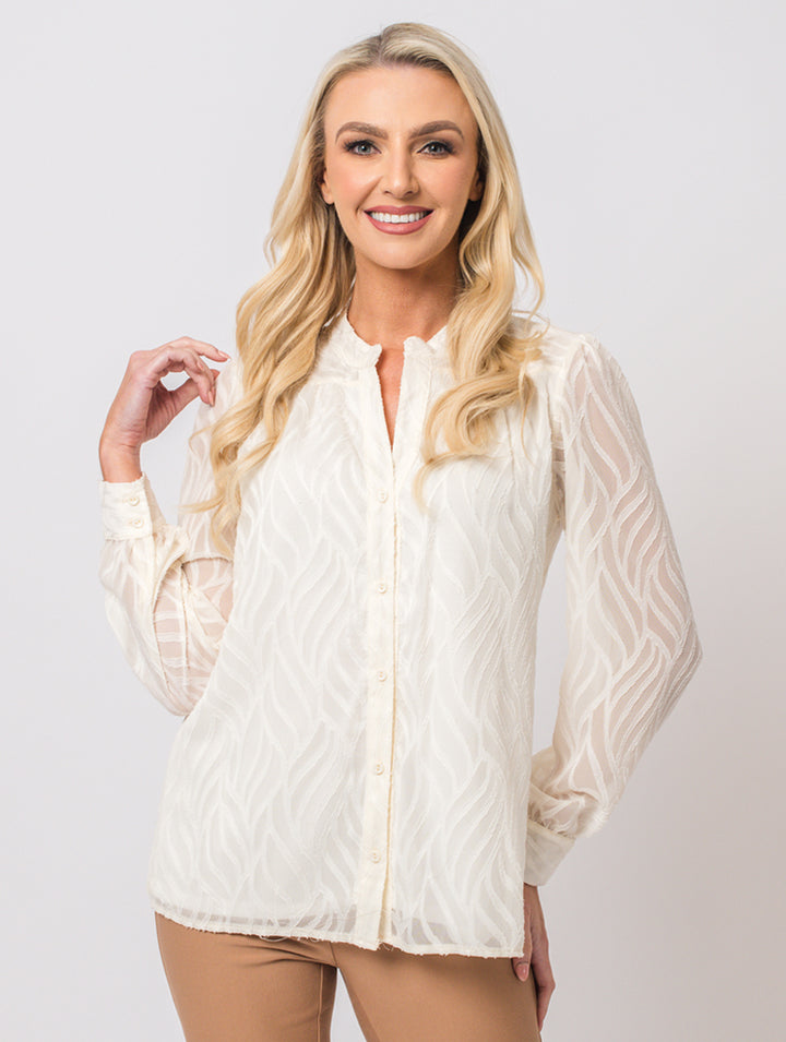 Lined Blouse - Ivory