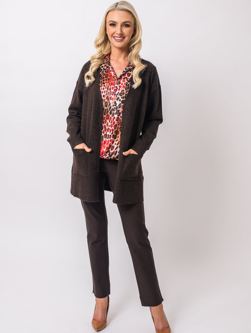 Luxury Cardigan - Chocolate