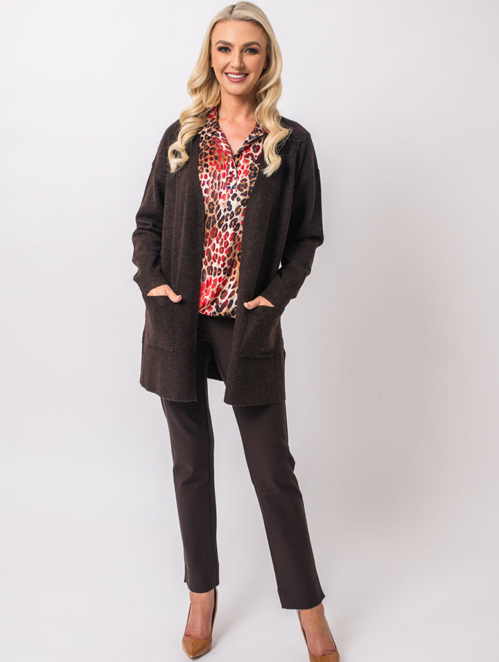 Luxury Cardigan - Chocolate