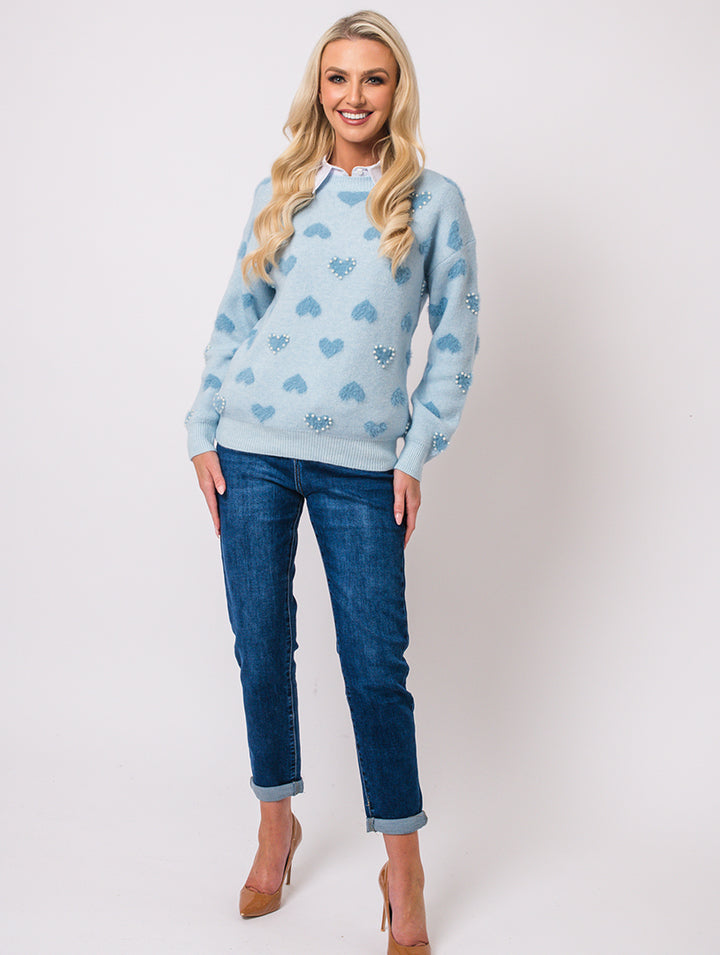Pearl Knit - Blue
