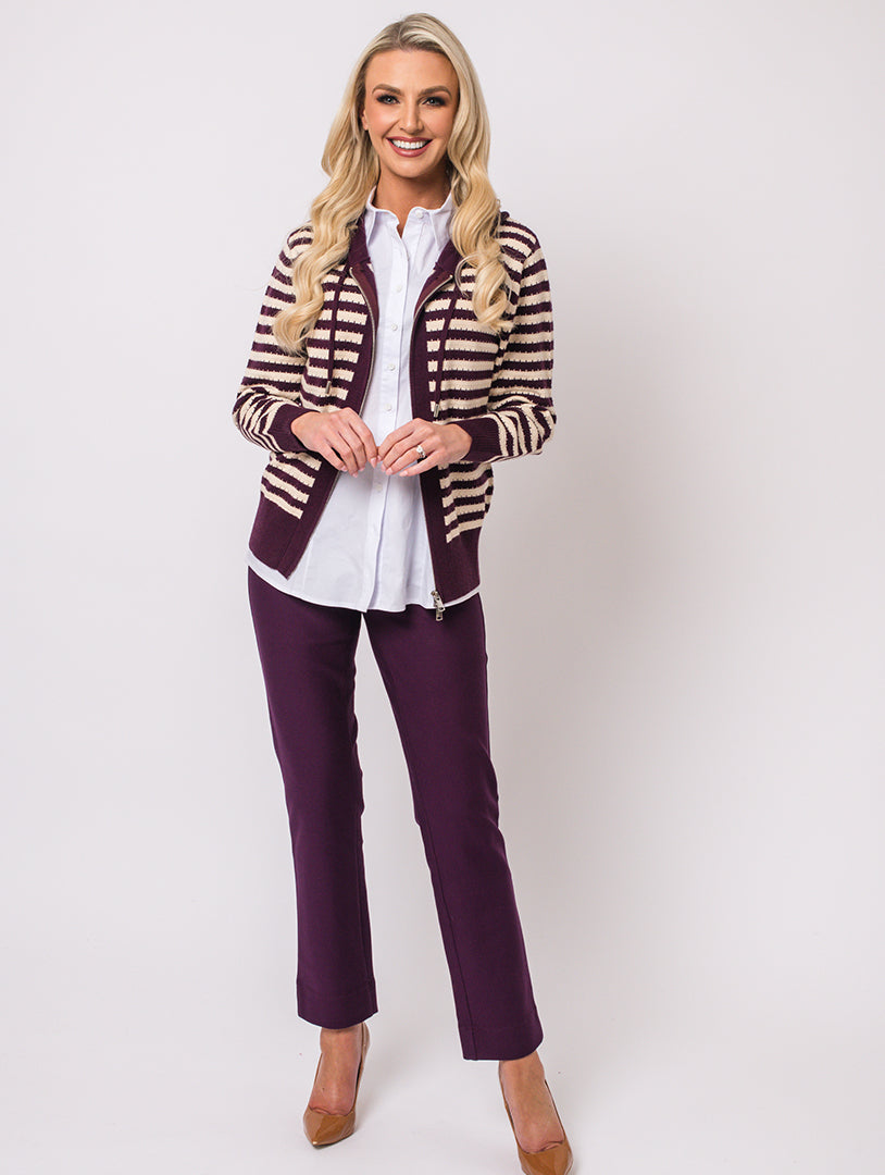 Luxury Zipper - Mulberry