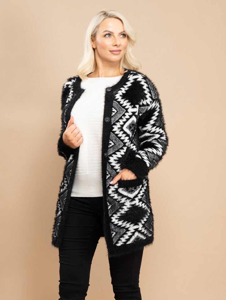 Luxury Knitwear - Black/Ivory