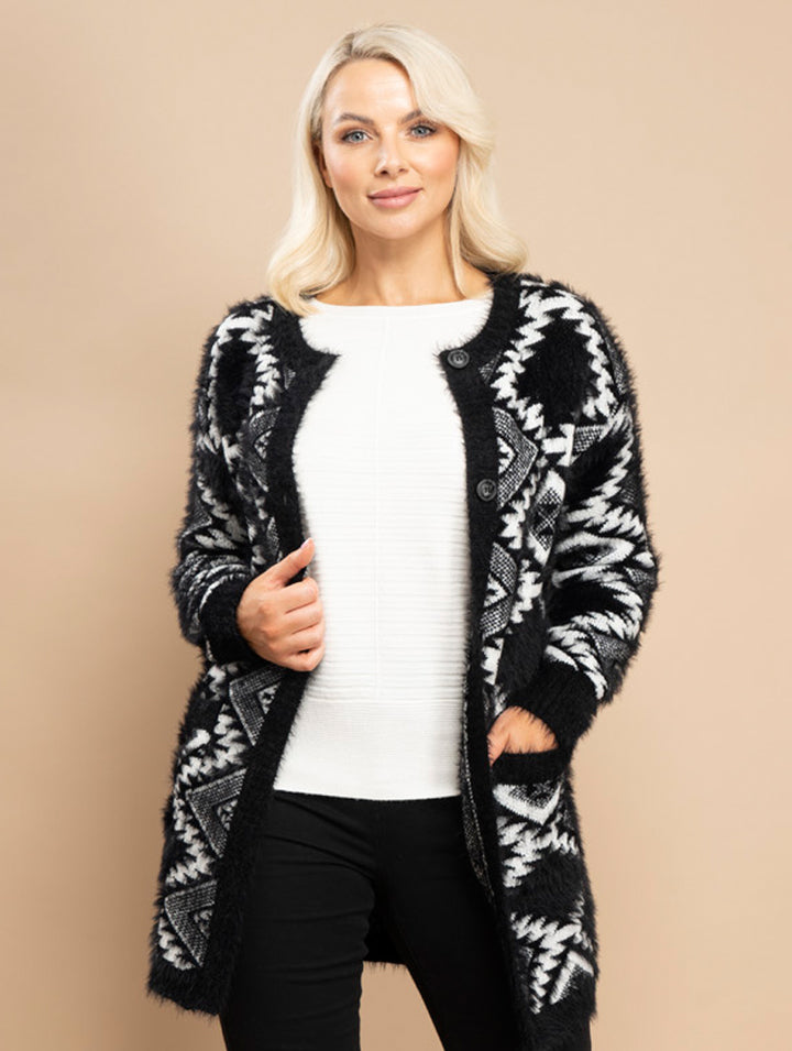 Luxury Knitwear - Black/Ivory