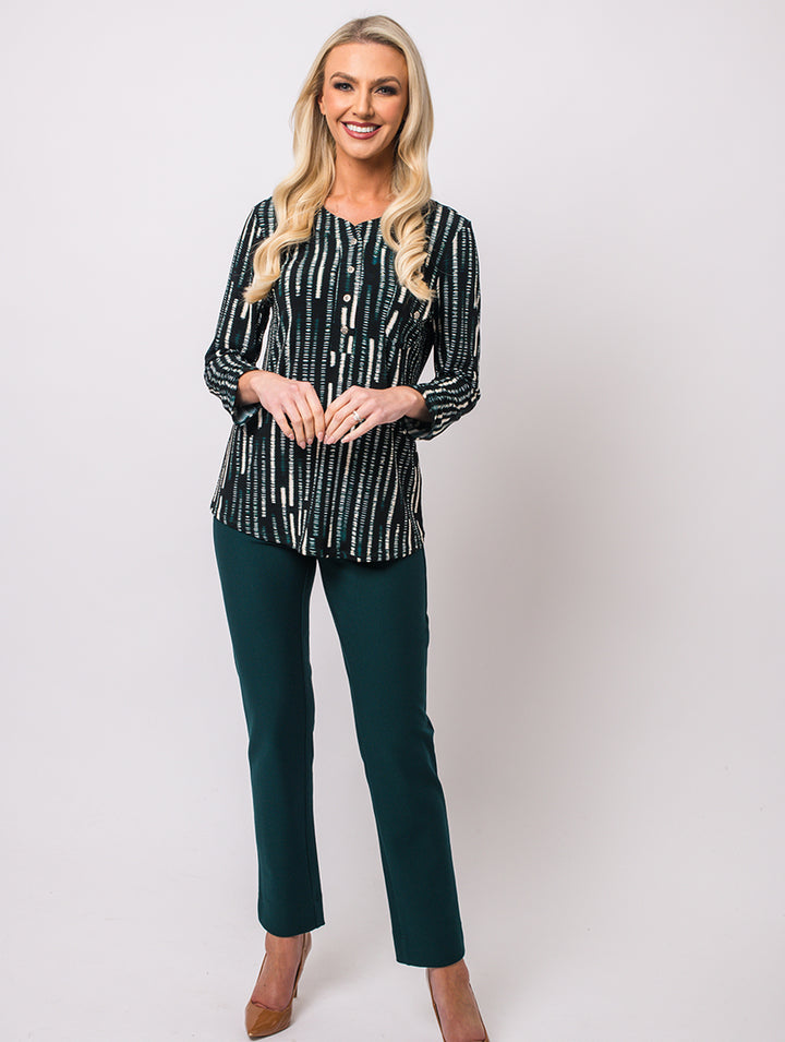 5 Button Top - Pine