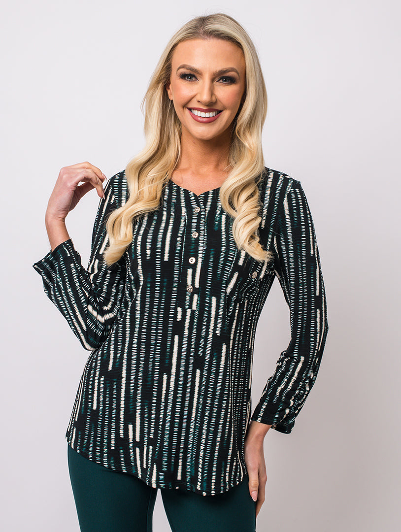 5 Button Top - Pine