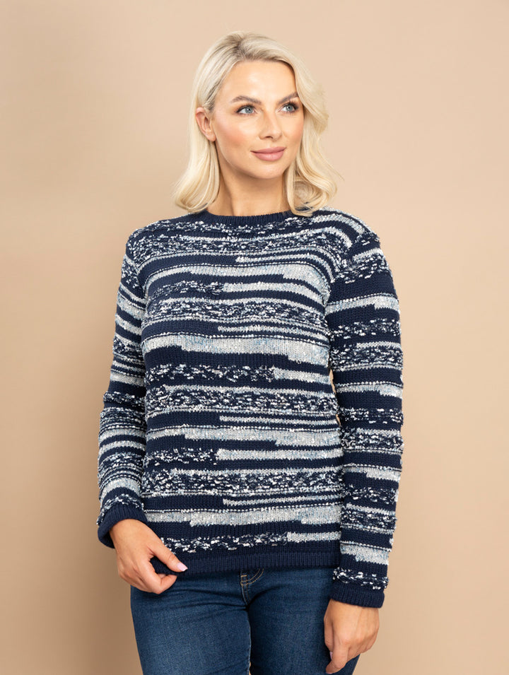 Stripe Jumper - Navy Combo
