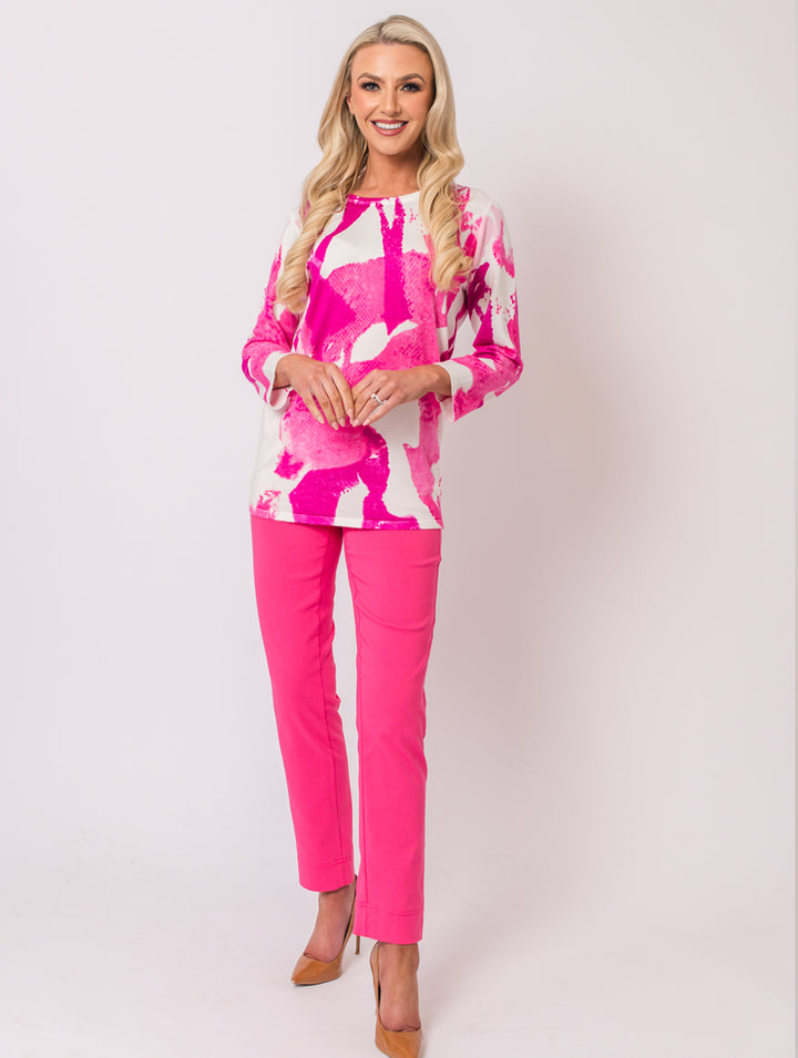 Luxury Knit - Cerise Multi