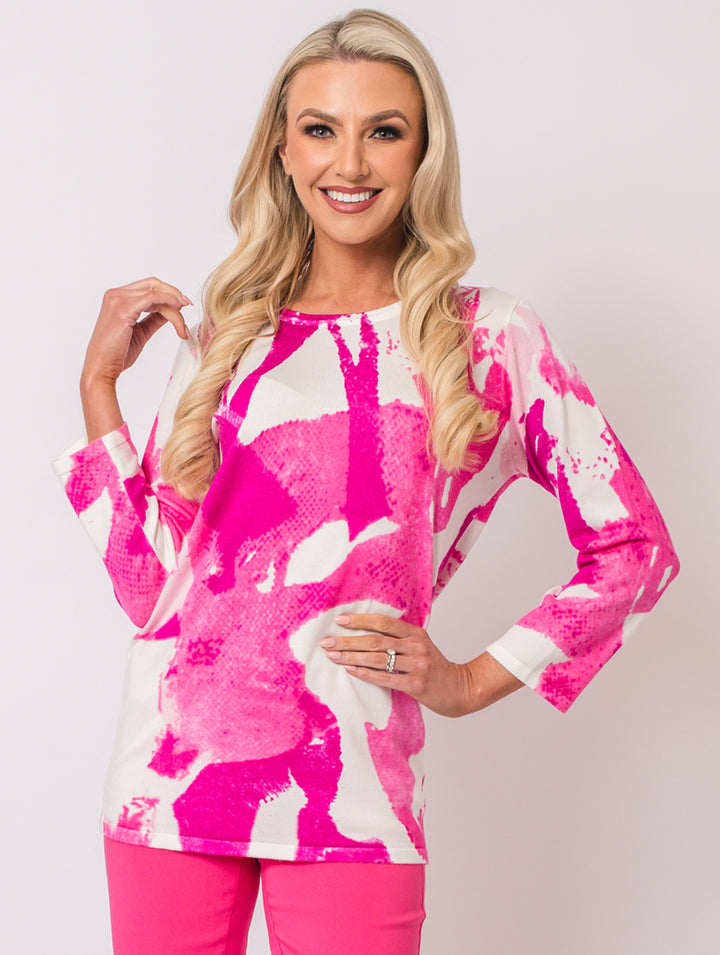 Luxury Knit - Cerise Multi