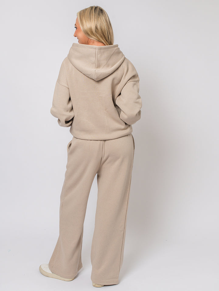 Zip Hoodie - Stone
