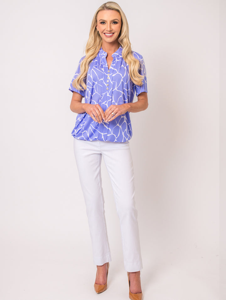 Half Sleeve Top - Lilac