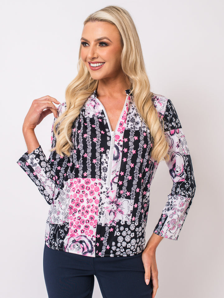 Zip Top - Cerise