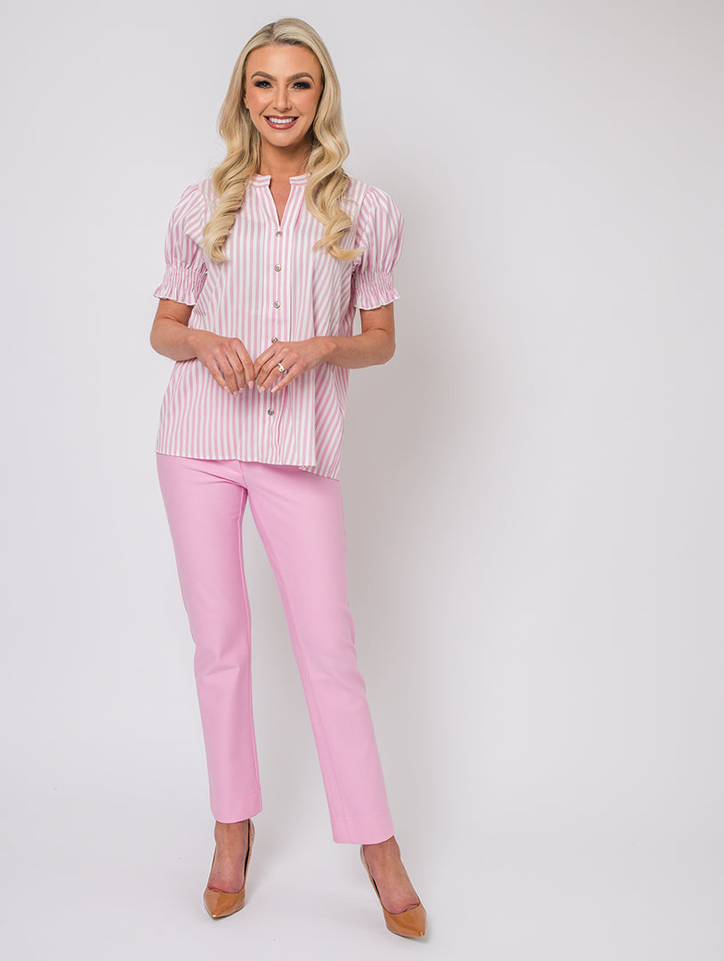 Half Sleeve Blouse - Baby Pink