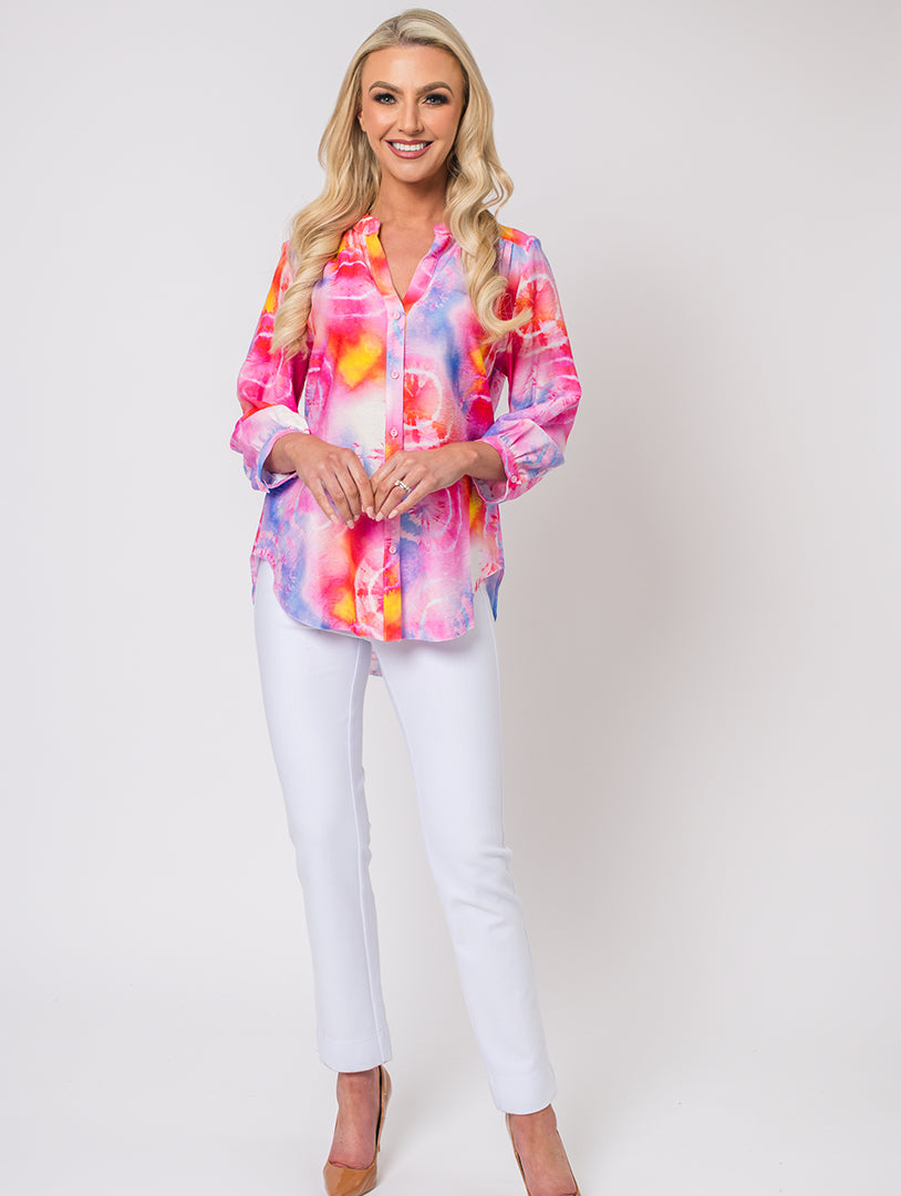Print Blouse - Pink