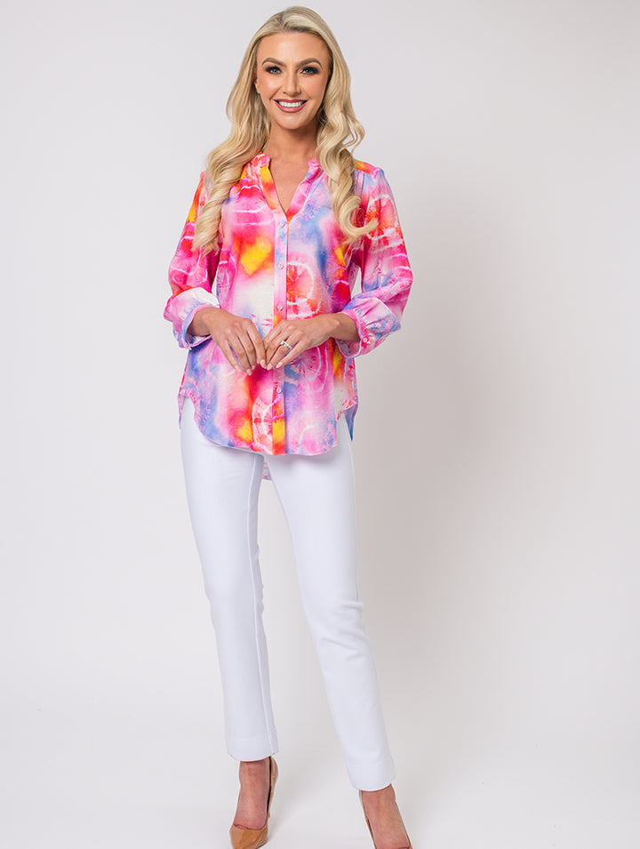 Print Blouse - Pink