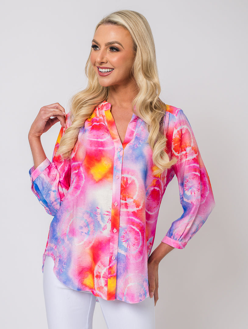Print Blouse - Pink
