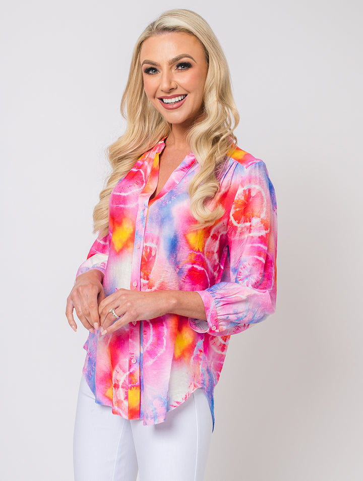 Print Blouse - Pink