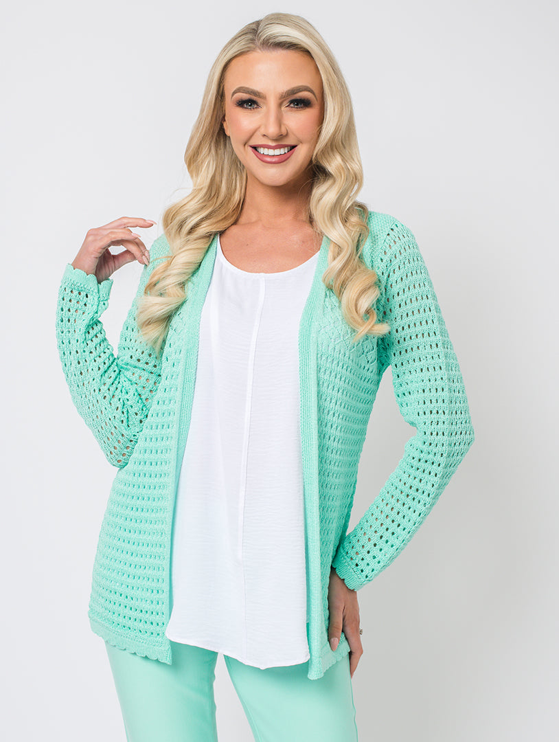 Edge to Edge Cardigan - Mint