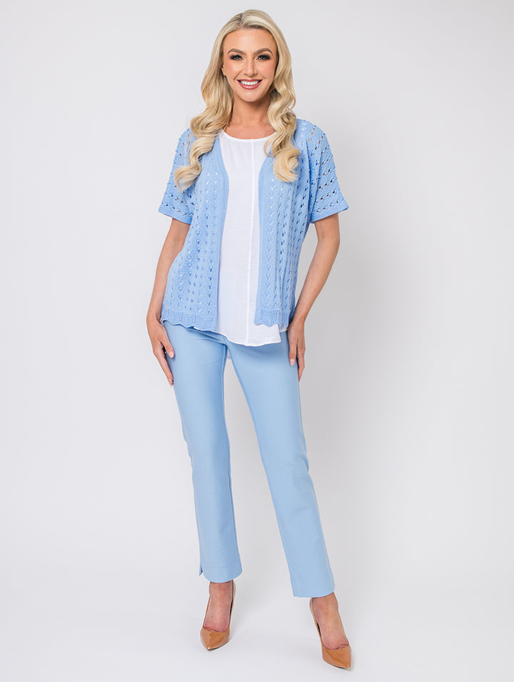 Batwing Cardigan - Baby Blue