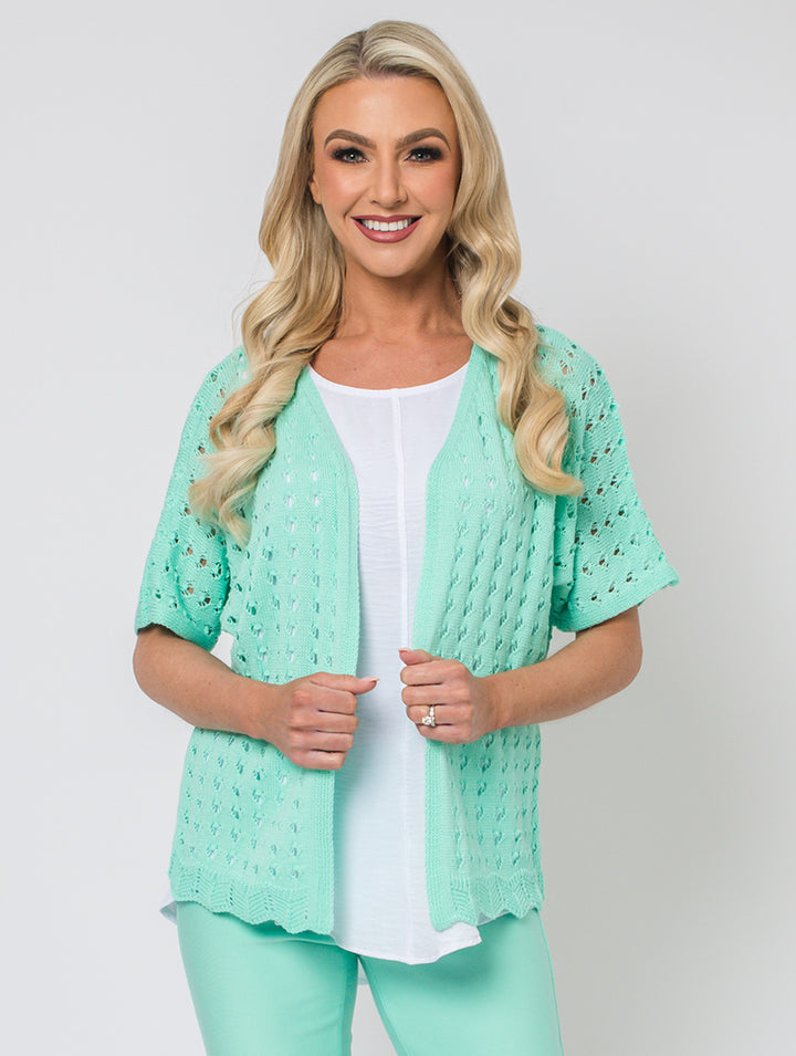 Batwing Cardigan - Mint