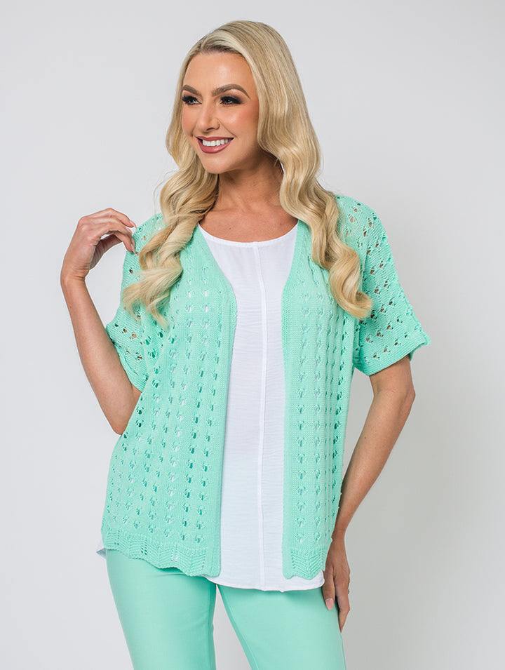 Batwing Cardigan - Mint