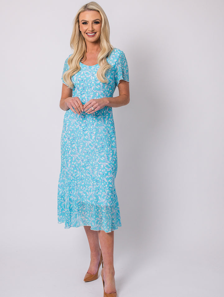 Lined Dress - Turq