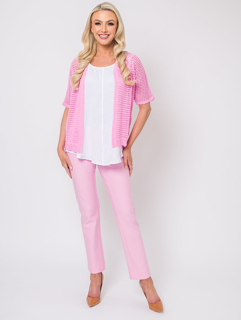 Knit Cardigan - Baby Pink