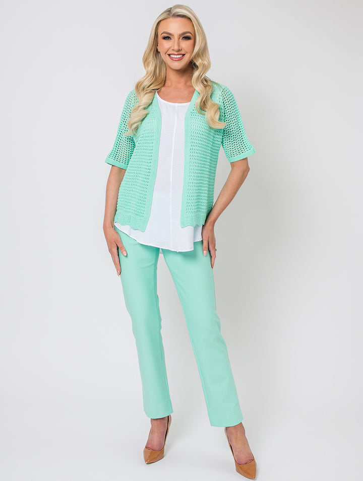 Knit Cardigan - Mint