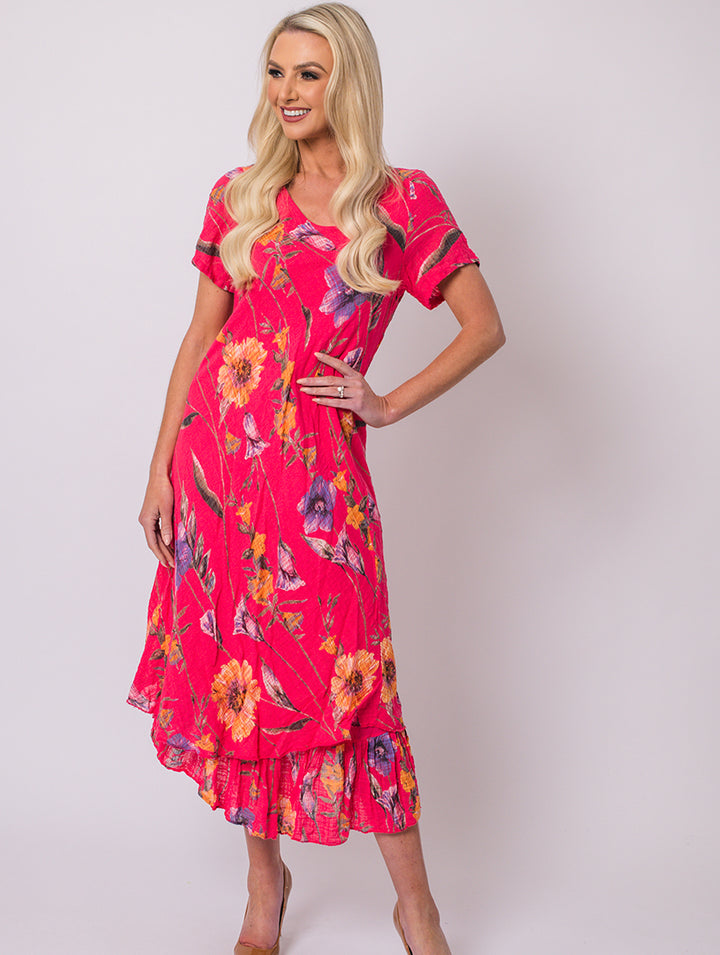 Print Dress - Strawberry