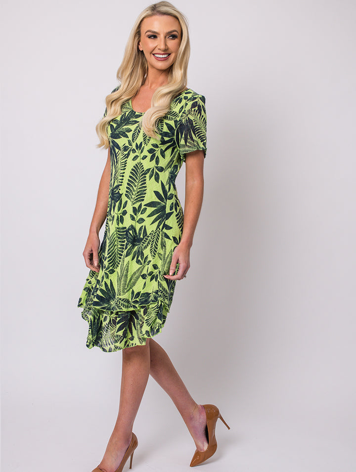 Short Dress - Lime