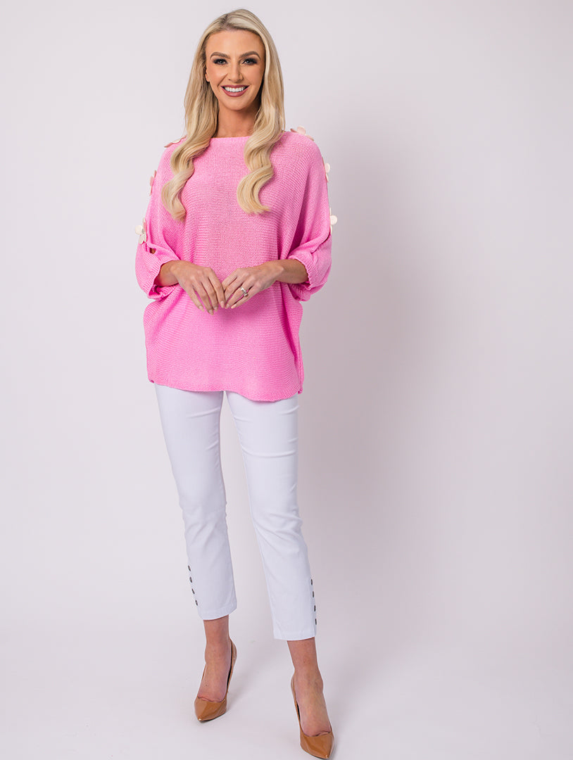 Daisy Front Top - Bubblegum - One Size