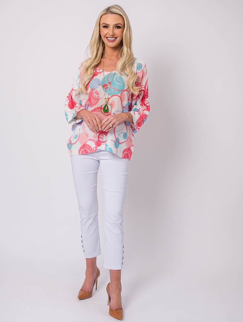 Circle Top - Coral - One Size