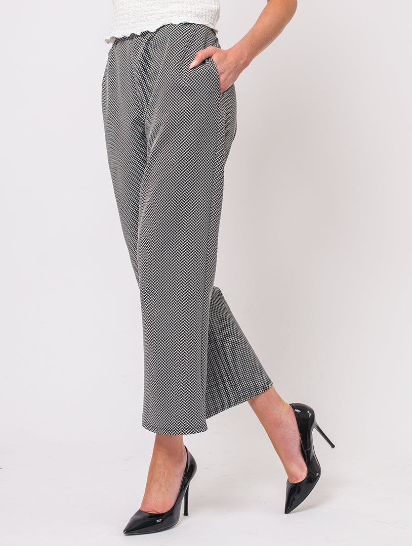 27" Trouser - Black/Silver