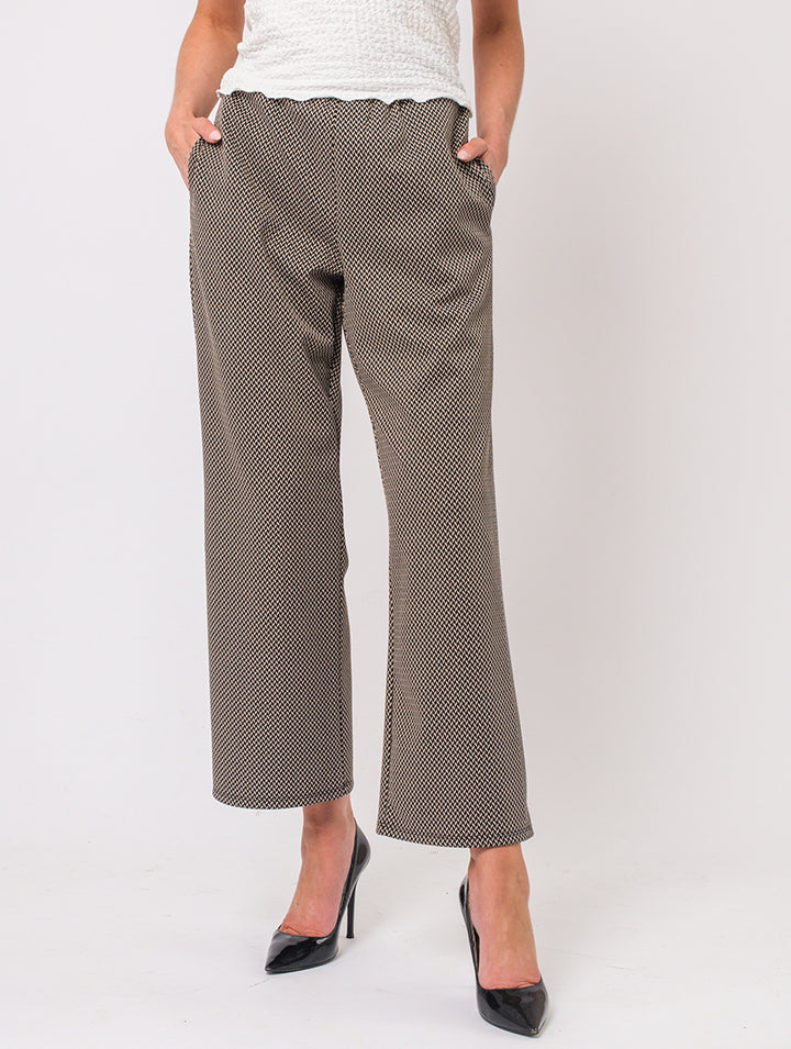 27" Trouser - Chocolate/Gold