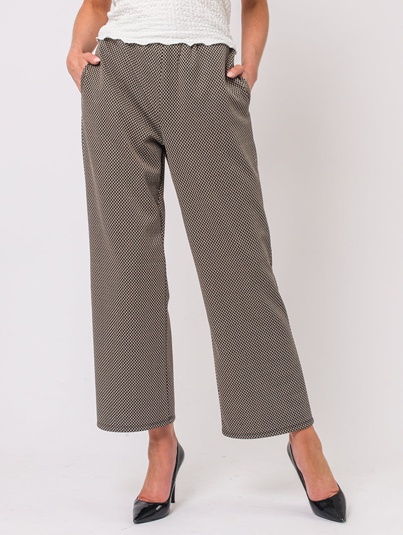 27" Trouser - Chocolate/Gold
