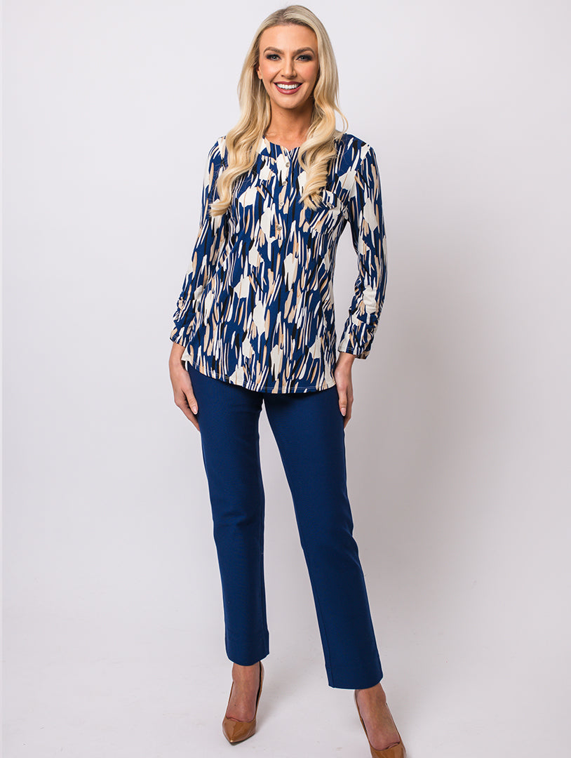 5 Button Top - Royal